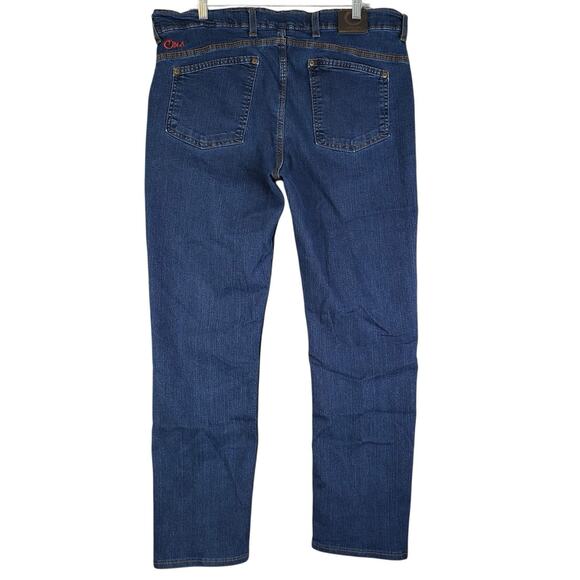 Origin Od68 Delta 68 Straight Leg Stretch Jeans Mens Size 40X30 Blue Dark Wash - Picture 3 of 14